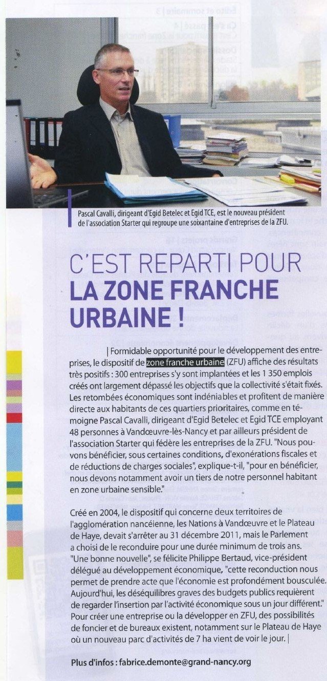 C'est reparti pour les ZFU